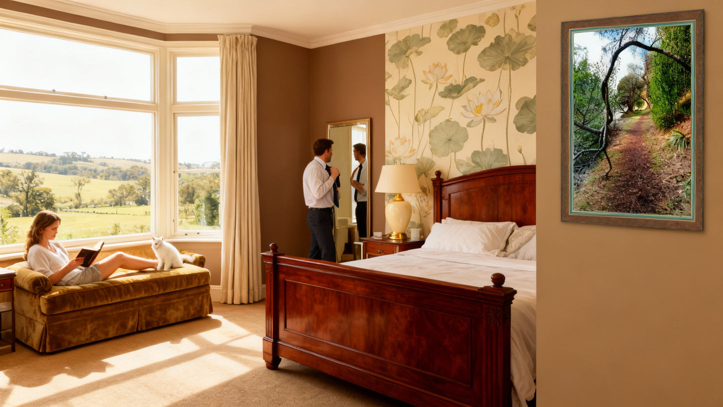 Natural arbor photograph large framed tasmania australia