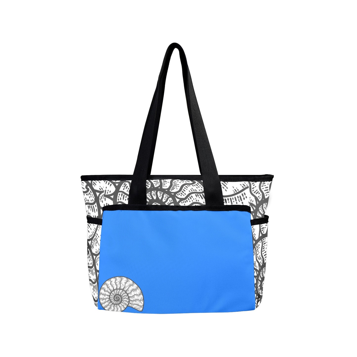 Ancient Blue Beach Tote Bag -Large