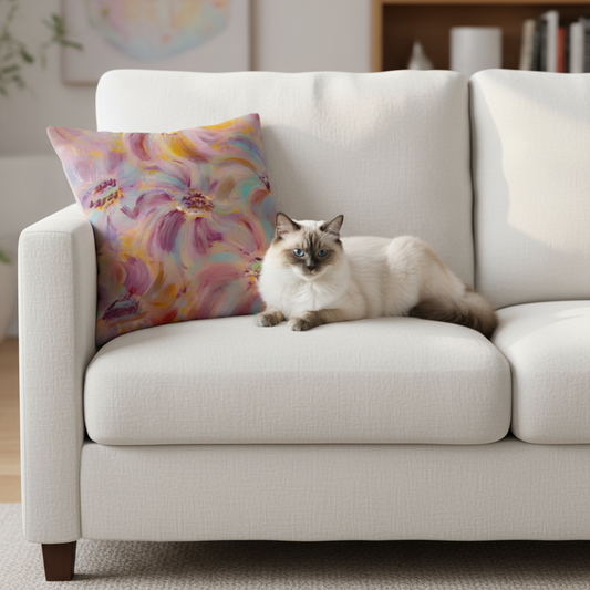 Harmony of the Hibiscus Pillow Cover