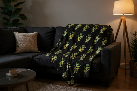 Whispering Wattles Plush Blanket