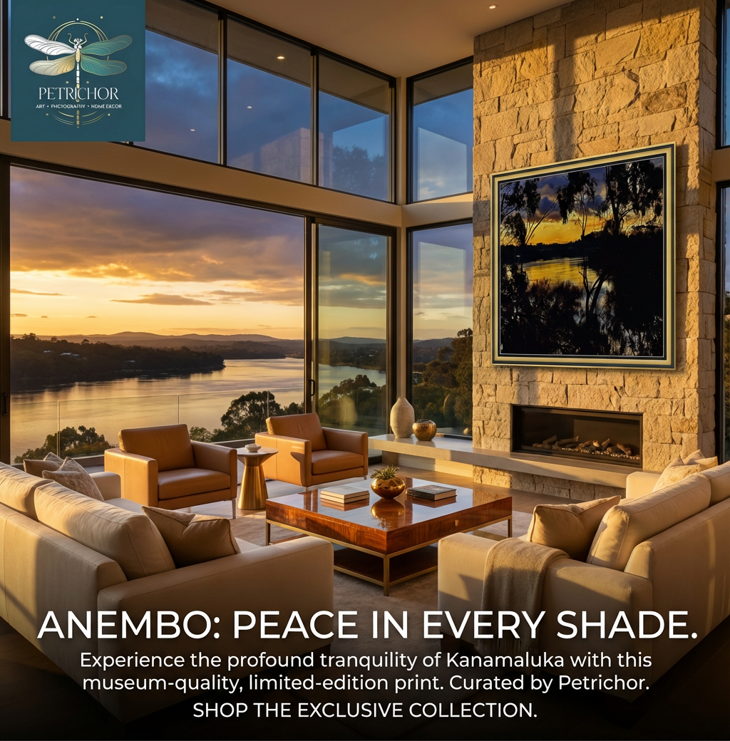 Anembo - Sunset over Kanamaluka (Tamar River)