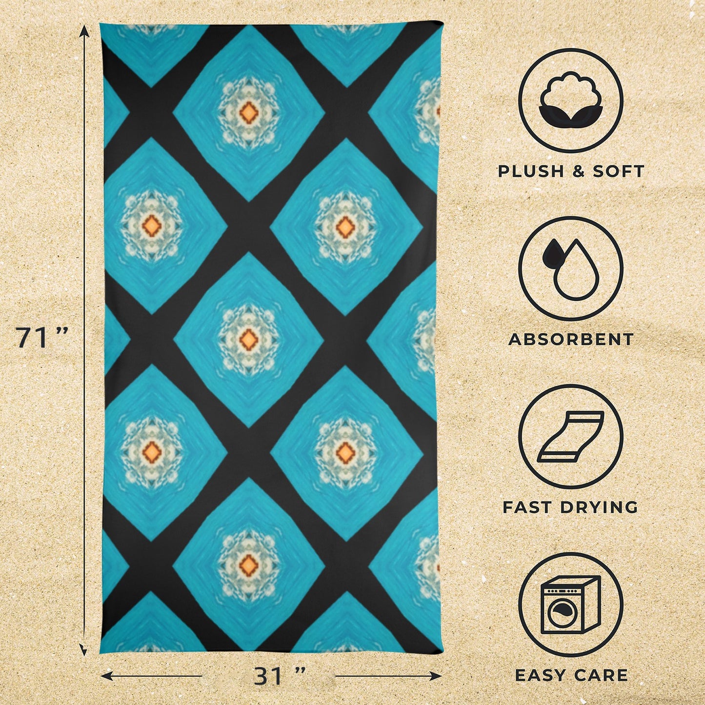 Kiama Sunrise Beach Towel