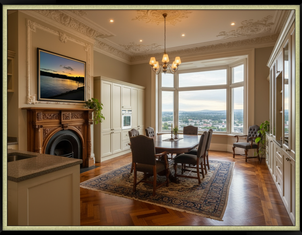 gravelly dusk feature sunset gravelly beach west Tamar Tasmania