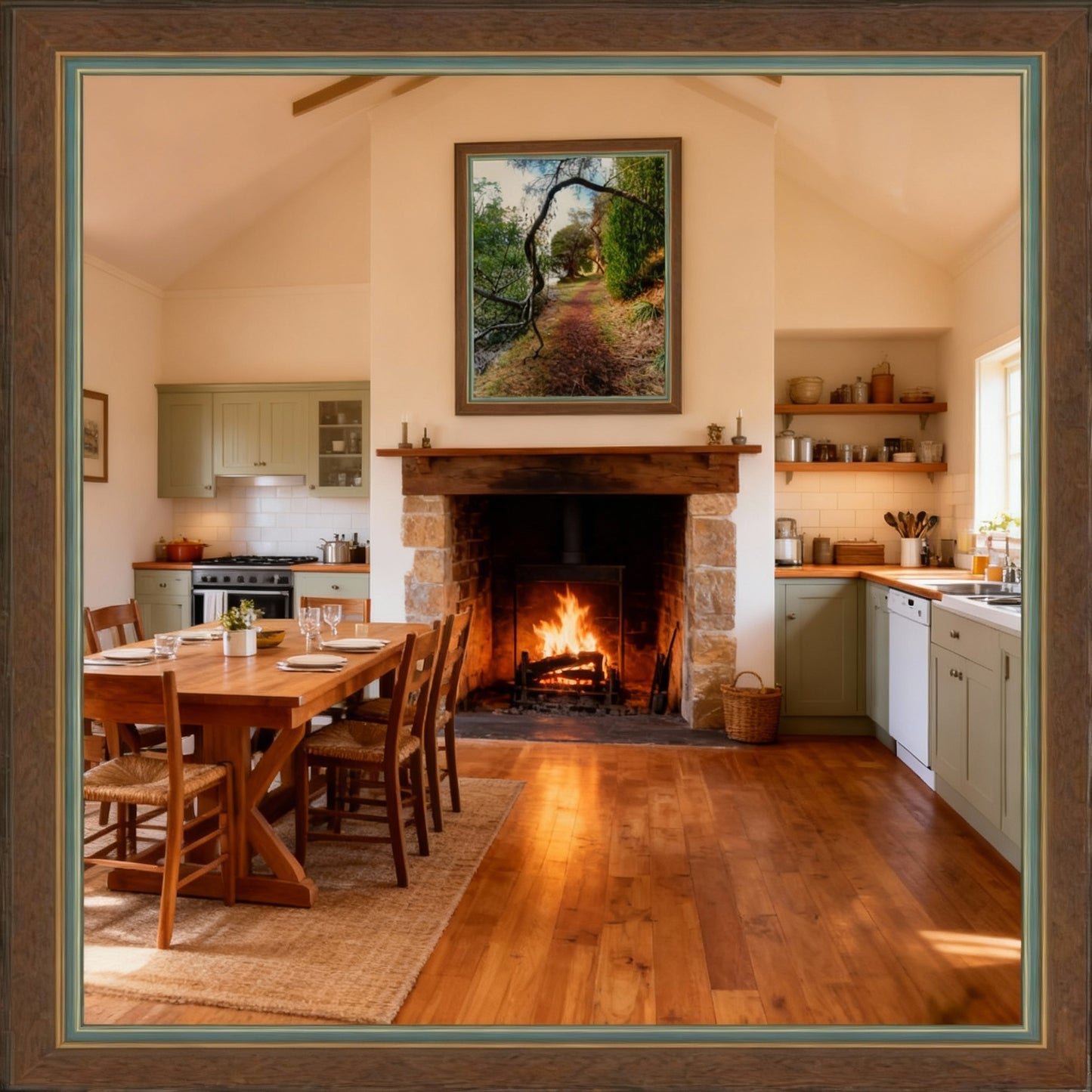 natures arbor photograph of nature archway tree pahtway australia tasmania