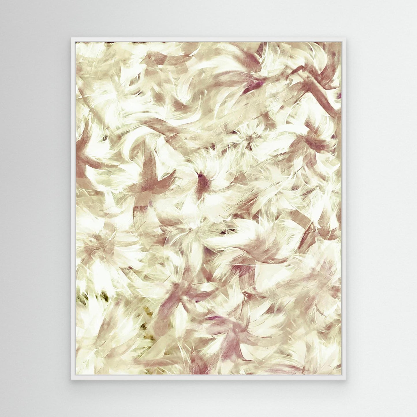 abstract floral art australian stream lily flower plant