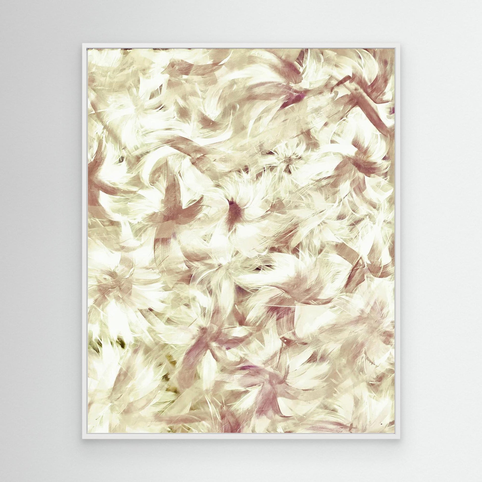 abstract floral art australian stream lily flower plant