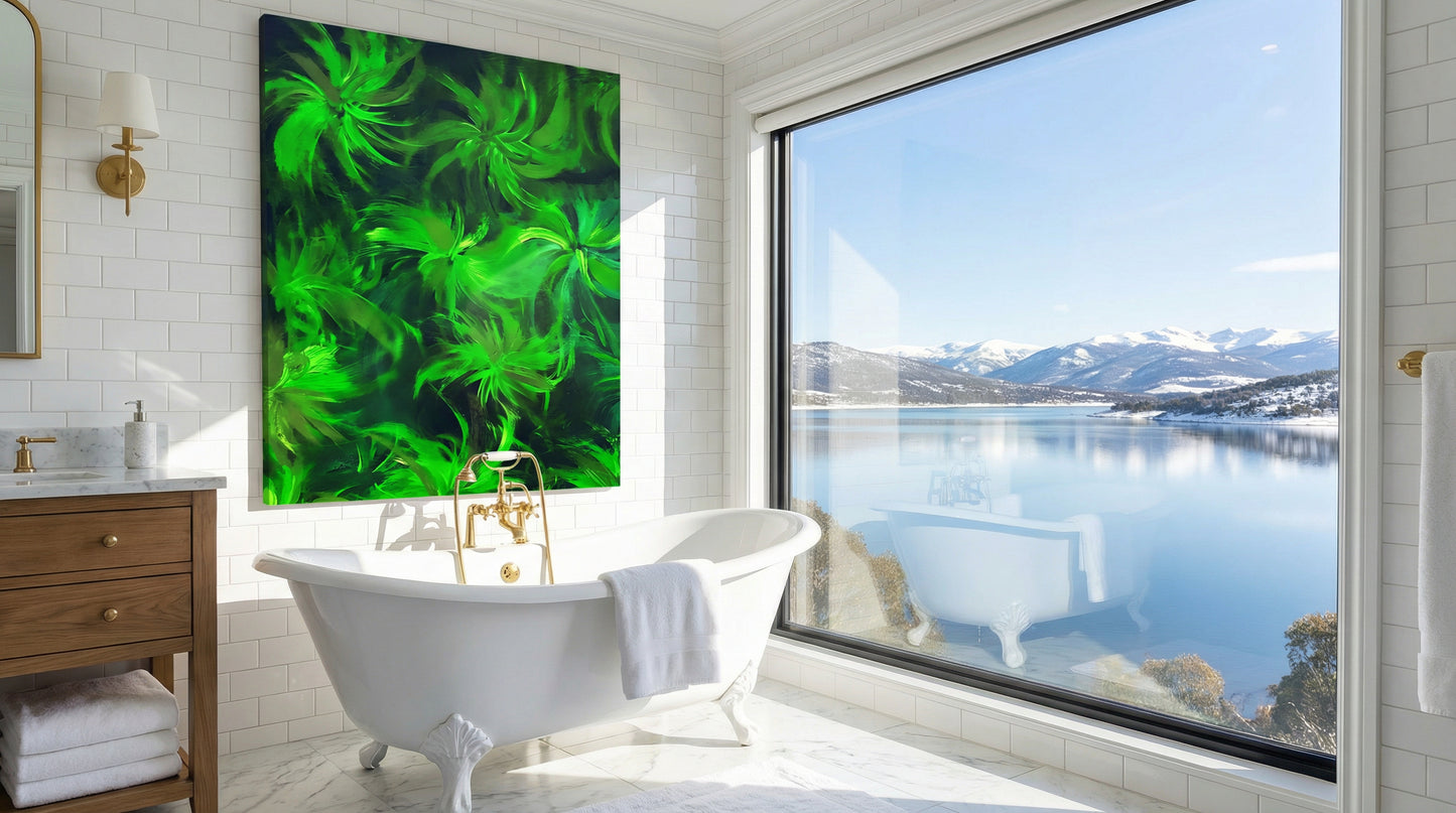 The Green Nadoo - Rainforest Abstract