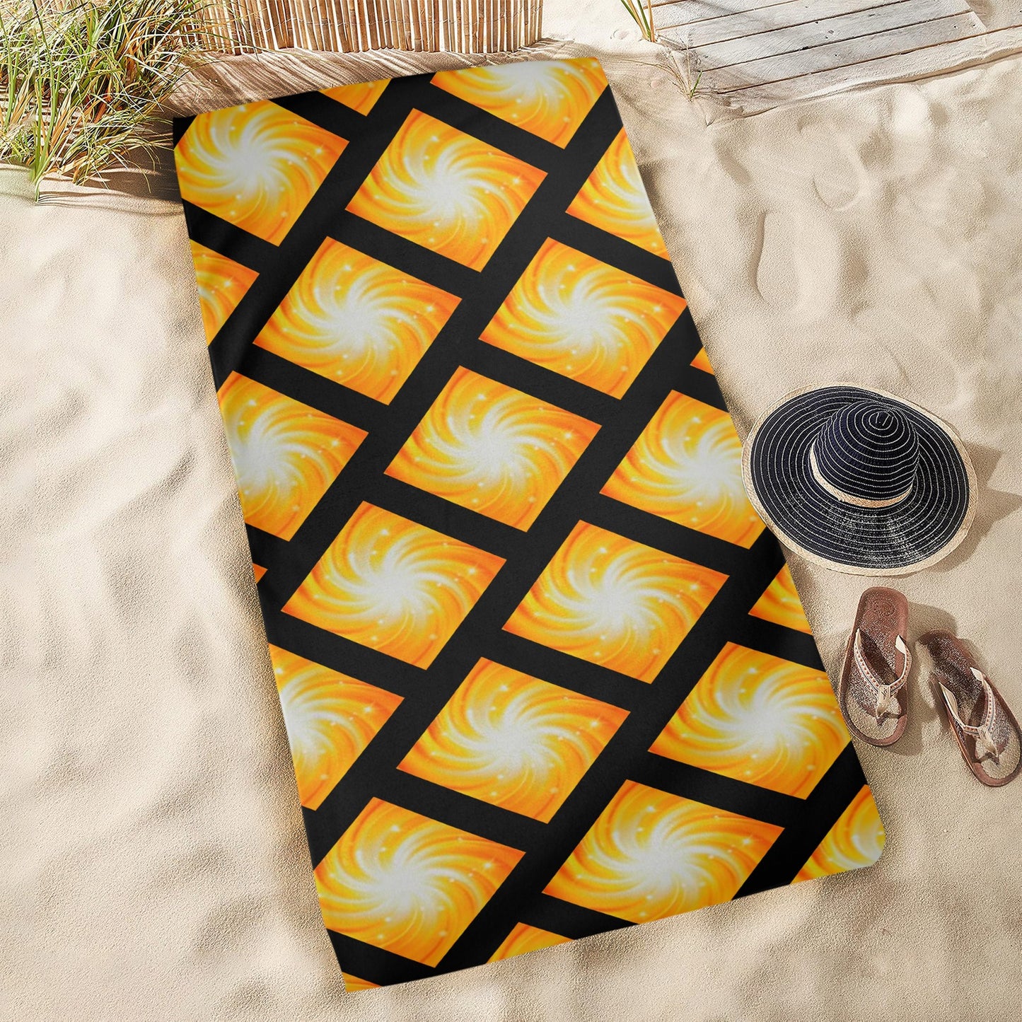 Star Gazing  Beach Towel
