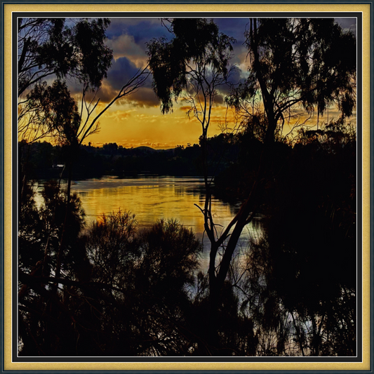 Anembo - Sunset over Kanamaluka (Tamar River)