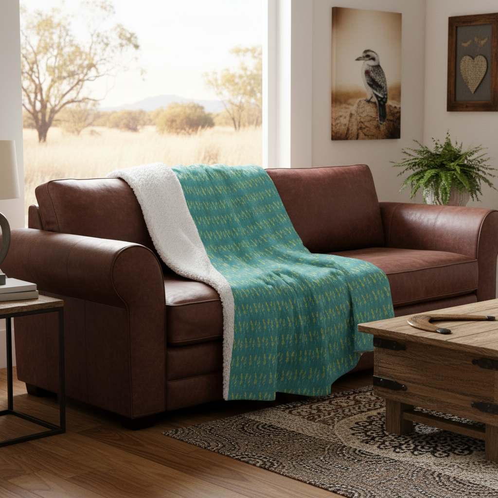 ACACIA TWIGS BLANKET InterestPrint