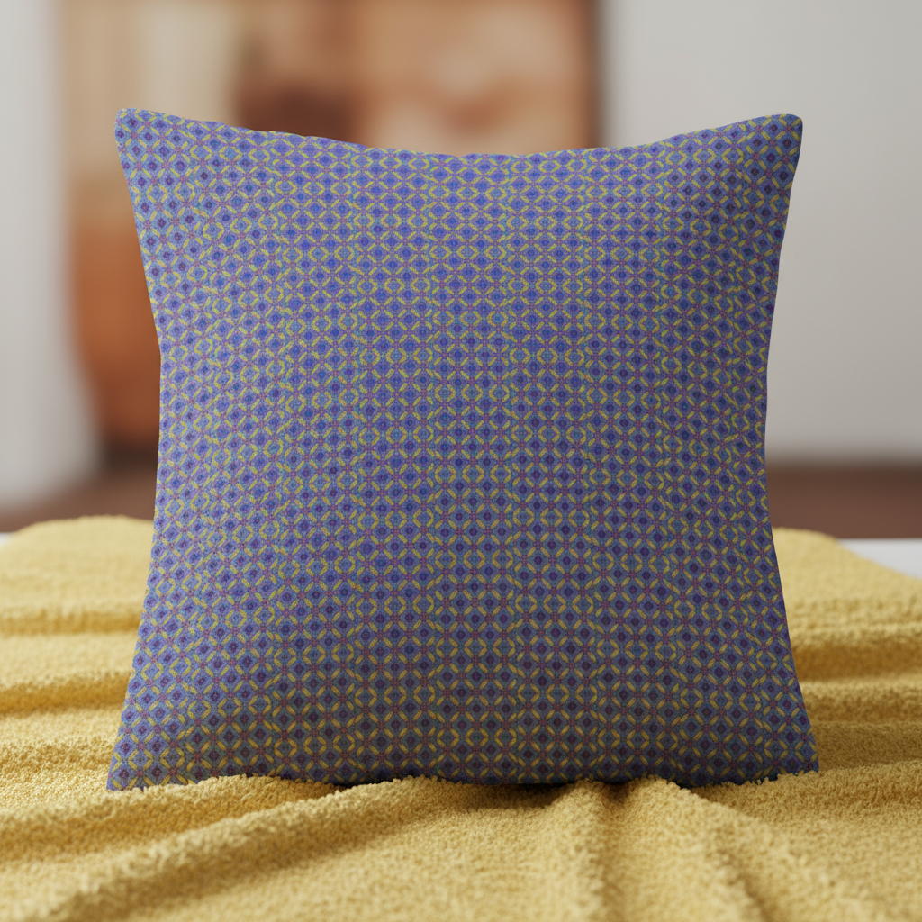 SUN THROUGH THE BLUEBELLS PILLOW COVER JetPrint Fulfillment