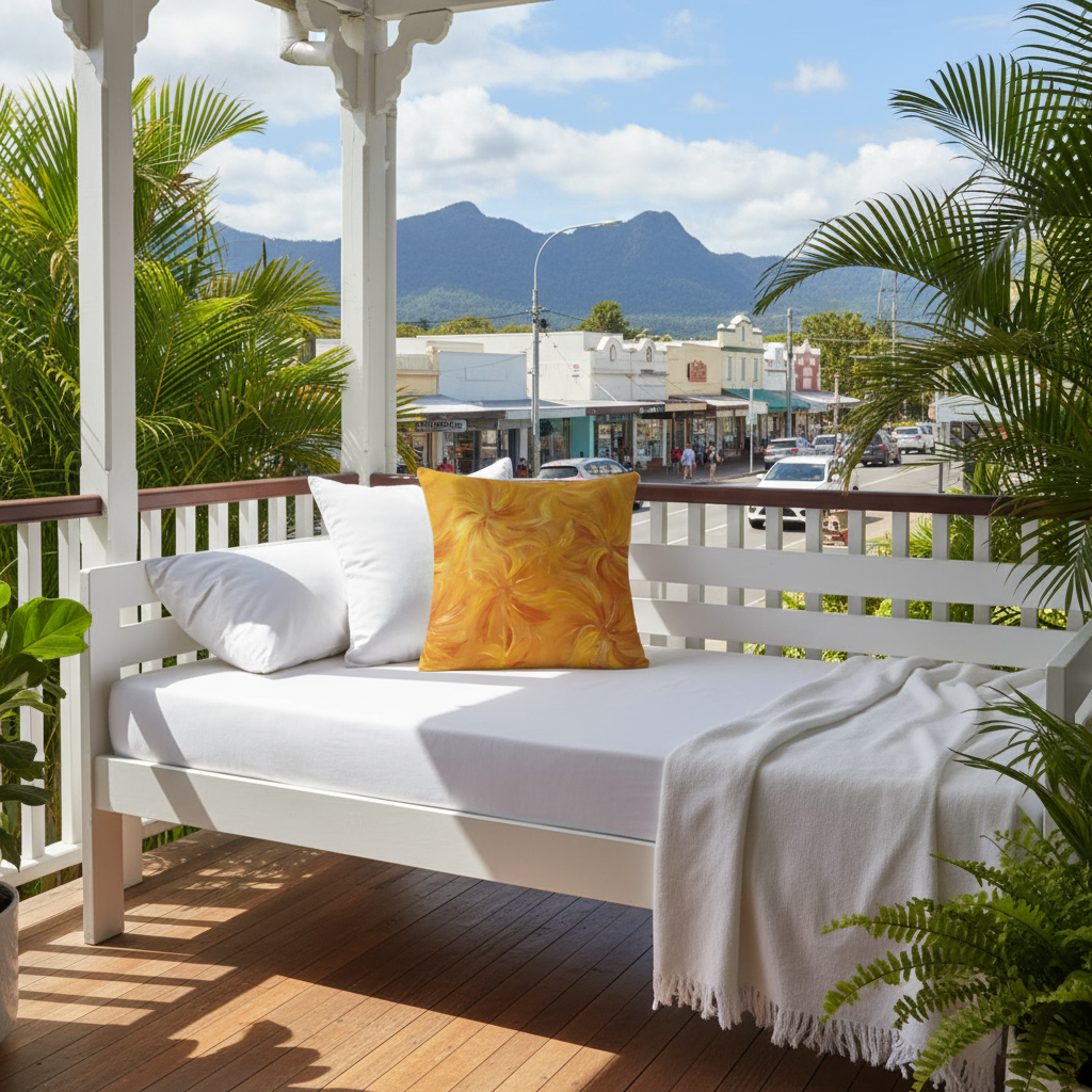 HERE COMES THE SUN THROW PILLOW CASE JetPrint Fulfillment