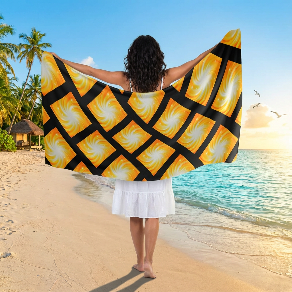 Star Gazing  Beach Towel