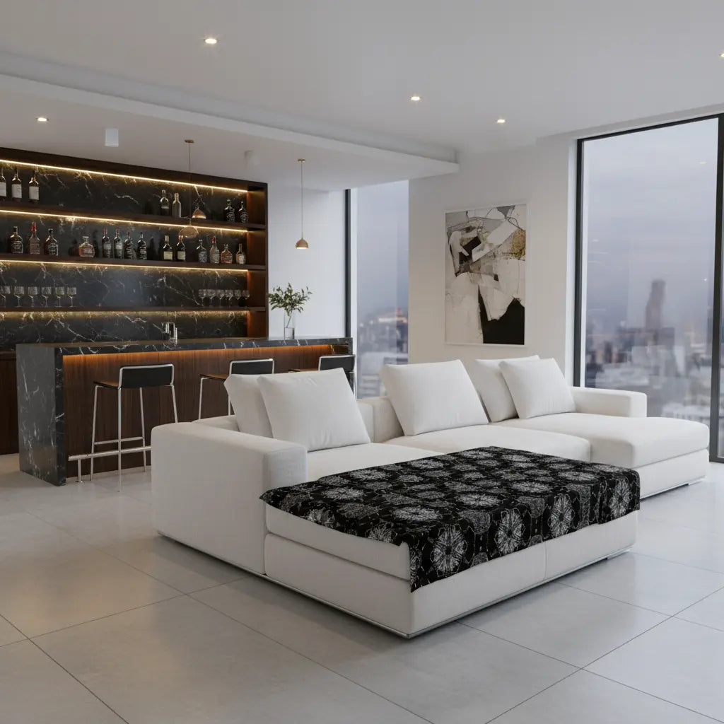 NIGHT AT THE BEACH ULTRA SOFT BLANKET InterestPrint