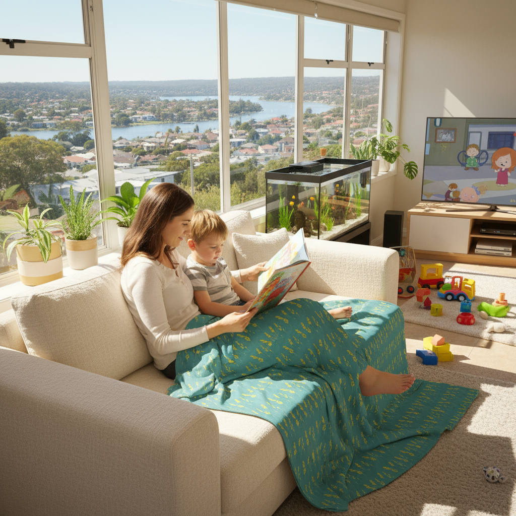 ACACIA TWIGS BLANKET InterestPrint