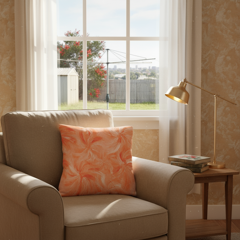 THE GRAND GREVILLEA THROW PILLOW COVER JetPrint Fulfillment