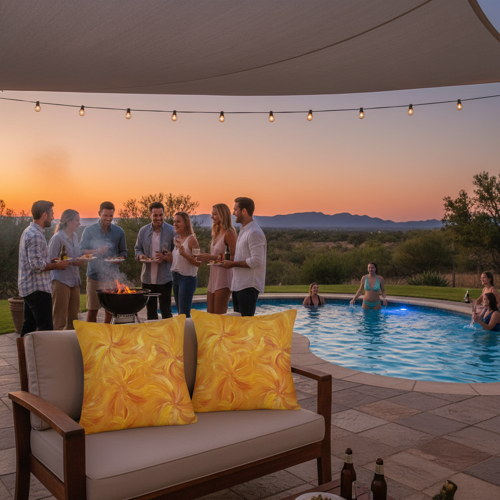 HERE COMES THE SUN THROW PILLOW CASE JetPrint Fulfillment