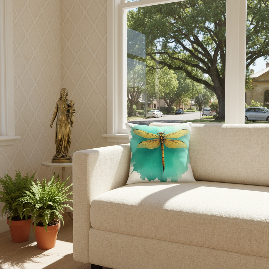 ACROSS THE LAKE THROW PILLOW COVER JetPrint Fulfillment