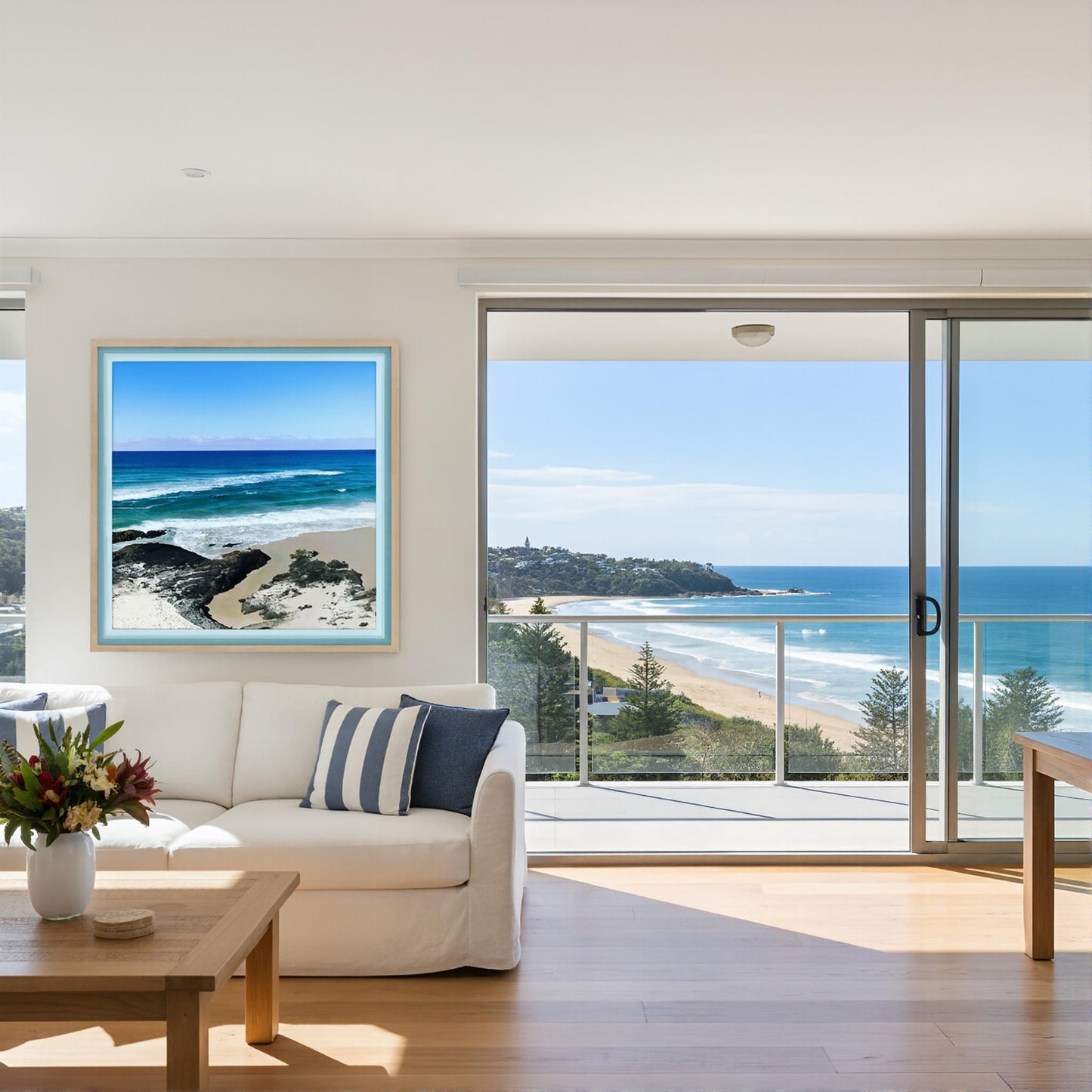 Turn to Blue -framed print