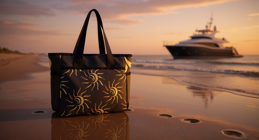 Summer Sun  Beach Tote Bag-Large