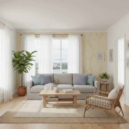 SUN THROUGH THE BLUEBELLS PILLOW COVER JetPrint Fulfillment