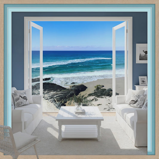 Turn to Blue -framed print